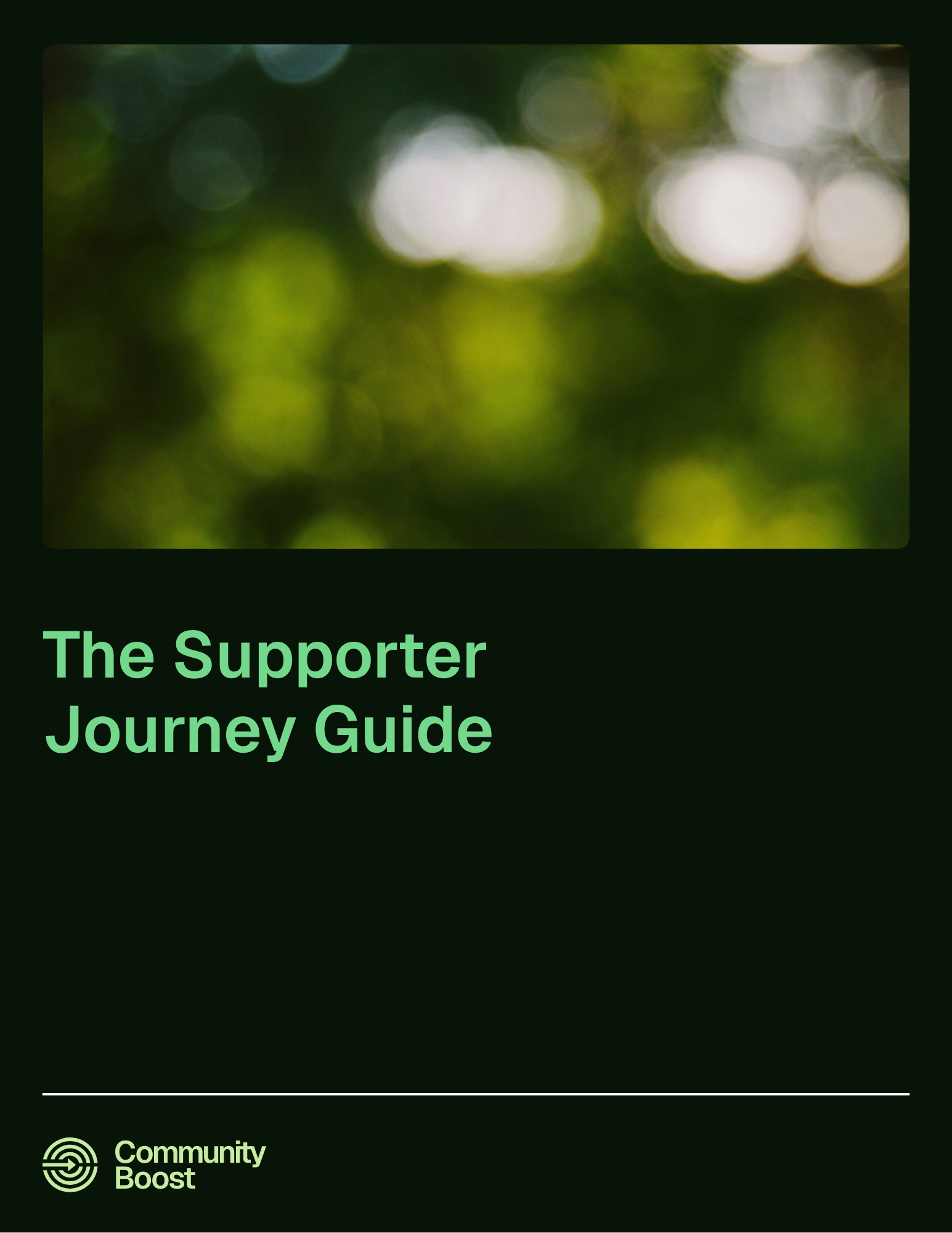 Supporter Journey Guide